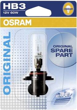 2x OSRAM Halogenlampe HB3 ORIGINAL LINE 12V 60W P20d 9005